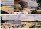 BEG MEIL -  Le Port, La Roche Percée, La Grande Plage, La Plage Des Oiseaux Et La Plage  Kerambigorn - N°  MX 2440 - Beg Meil
