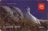 Télécarte Prépayée De Slovénie - ANIMAL - Oiseau Lagopede - Grouse Bird - Schnee Huhn Vogel Telefonkarte - 44 - Slowenien