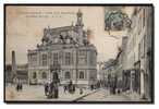 94 ARCUEIL-CACHAN, Place De La République Et Hôtel De Ville, Animée, Tampon Convoyeur, Voyagé 1904, Ed CLC -12- - Arcueil