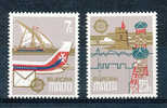 MALTA 1979  EUROPA. TRASPORTI POSTALI ANTICHI E MODERNI. SERIE COMPLETA MNH** - 1979