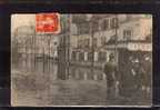 92 CLICHY Inondations 01-1910, Rue Du Bois, Café, Photographe, Beau Plan, Ed ELD, Crue De La Seine, 1910 - Clichy