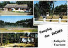 Carte Postale 85. Saint-Hilaire-de-Riez  "Les Biches" Camping  Trés Beau Plan - Saint Hilaire De Riez