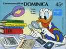 DOMINICA 1986 Disney Donald Duck Ameripex 45c, IMPERF.  [non Dentelé Geschnitten No Dentado Non Dentella - Eenden