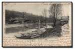 94 Pont De CHENNEVIERES, Barques, Ed BF -21- Voyagé 1903, Dos 1900, Tampon Convoyeur - Chennevieres Sur Marne