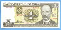 Cuba 1 Peso 2007 UNC Jose Marti Kuba Pesos Neuf Non Circulé. - Cuba