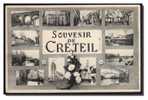 94 CRETEIL, Souvenir, Multivues, Ed BF, écrite - Creteil