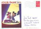 France, Enveloppe Illustrée Mickey / Fête Du Timbre 2004 - Bandes Dessinées