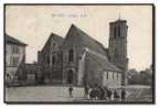 94 IVRY - L'Eglise, Animée, Ed EM -282-  Voyagé En 1930 - Ivry Sur Seine