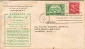 1337. Carta SARATOGA PRINGS (NY)  1950 Banqueros De America - Maximum Cards