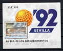 HB TIMBRE ESPAGNE NOUVEAU 1992 EXPOSITION UNIVERSEL DE SÉVILLE 92 L´ÉPOQUE DES DÉCOUVERTES - Altri & Non Classificati