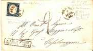 Sar002 /  SARDINIEN - / ITALIEN - Brief, Vorläufer Königreich Italien Sardinienmarke Parma 7.7.1860 - Sardegna
