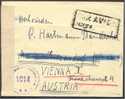 GREECE, INTERESTING AIR COVER 1948 ADDRESSED TO VIENNA CENSORED - Lettres & Documents