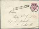 N°46 - 10centimes Rose, Sc Ambulant MIDI 6 S/L. Du 24/06/1886 + Gr. Enc. GOSSELIES-COURCELLES Vers Falisolle.  Superbe - - Ambulants