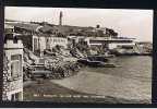 Real Photo Postcard Plymouth Devon The Hoe Slopes Lighthouse & Colonnade - Ref B131 - Plymouth