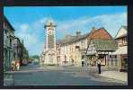 Postcard East Street Policeman Strand Cafe & Clock Tower Rhayader Radnor Wales - Ref B131 - Radnorshire