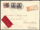 GERMAN, OCCUPATIOM BELGIUM WW1.REGISTERED + SPECIAL DELIVERY ON COVER TO SWITZERLAND - OC1/25 General Government