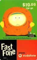 AUSTRALIA $99.95 VODAFONE GSM MOBILE SOUTH PARK 1 MAN IN ORANGE SUIT GREEN CARTOON MOVIE  READ DESCRIPTION !!! - Australia