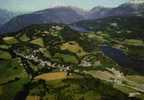 CPSM.  VUE D'ENSEMBLE DE LAFFREY. LAC MORT. GRAND LAC DE LAFFREY. DATEE 1989. - Laffrey