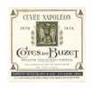 Etiquette De Vin Côte De Buzet 1974 - Cuvée Napoléon - Coop. Vinicole Des Côtes De Buzet (47) - Emperadores, Reyes, Reinas, Y Príncipes