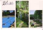 VOUILLE -  3 Vues : La Piscine - Le Jardin Public - Le Camping - Vouille