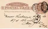 USG106/  USA - Jefferson GA 1886 Mit Firmenzudruck, Philadelphia - ...-1900