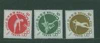 164N0064 Plongeon Lutte Javelot 689 à 694 Japon 1961 Neuf ** Jeux Olympiques De Tokyo - Unused Stamps