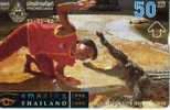 THAILAND  50 BAHT   CROCODILE    ANIMAL  ANIMALS   L & G  READ DESCRIPTION !! - Thaïland
