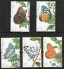 2007 HONG KONG BUTTERFLY(II) 5V - Unused Stamps