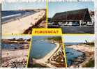 Cpsm 29 PLOUESCAT Les Halles Les Plages Multivue - Plouescat