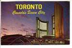 GOOD CANADA POSTCARD - TORONTO - The New City Hall Illuminated - Toronto