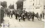 Carte Photo Ancienne Saint Romain De Colbosc - Commémoration Monument Aux Morts (1) - Fanfare - Saint Romain De Colbosc