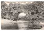 07 -    Le Pont D´Arc  -  Animée : 2 Hommes Dans Une Barque - Vallon Pont D'Arc