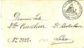 RUM009   / RUMÄNIEN -  Dienstbrief 1862 Nach Loco Mit Anker Im Wappen Ex GalatII - Lettres & Documents
