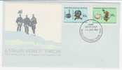 Australian  Antartic   1984  75th Anniversary South Pole   FDC - Otros & Sin Clasificación