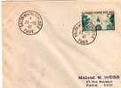 FRANCE LETTRE N° 741 OBLITERATION PARIS SALON DE L AUTOMOBILE 23/10/1947 - Storia Postale