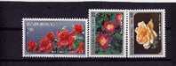 Luxembourg Yvertnr. 1360-62 *** MNH Cote 10 Euro Fleurs Bloemen Flowers Roses - Neufs