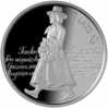 Latvia 2008 - 1 Lats  Silver Coin - SONG FESTIVAL - National Costume - PROOF - Latvia