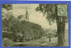 BH 5301 CRAON EGLISE SAINT NICOLAS VUE DES BORDS DE L OUDON TOP RARE ANIMEE BLANCHISSEUSES - Craon