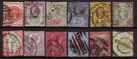 615) England Mi.Nr. 86-97 Sauber Gestempelt Ca 180 € - Used Stamps