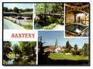 94  SANTENY, Centre Commercial Du Domaine La Passerelle, Le Lavoir, Le Reveillon, CPSM 10x15 Raymon, Voyagé 1987 - Santeny