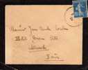 FRANCE LETTRE DE DEUIL N° 140 OBLITERATION 1920 - Covers & Documents