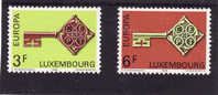 C5191 - Luxembourg 1968 - Yv.no.724/5 Neufs** - 1968