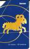 POLAND  25 U  ZODIAC ARIES   ANIMAL   BLUE BACK   READ DESCRIPTION !! - Polonia