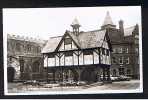 Real Photo Postcard Old Grammar School Market Harborough Leicester Leicestershire - Ref B135 - Sonstige & Ohne Zuordnung