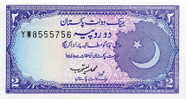 Pakistan 2 Rupees UNC P37 - Pakistán