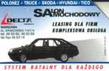 POLAND  25 U  CAR   DEALERSHIP   MOTOR  VEHICLE  SALES  TRANSPORT  AD   READ DESCRIPTION !! - Polonia