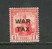 Trinidad & Tobago  War Tax Stamp SC# MR9  Mint  SCV-2019        $ 75.00 - Trinité & Tobago (1962-...)