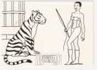Jeu Télévisé "FORT BOYARD" : La Femme Dompteur Et Son Tigre  Tiger ; TB - Tigers