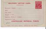 Aus135a/ Miltär Kartenbrief ** (Military Letter Card) - Entiers Postaux