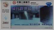 Bank Deposit Boxes Tenancy Busienss,Diamond Service,CN01 Jinhua Industrial And Commercial Bank Advert Pre-stamped Card - Sonstige & Ohne Zuordnung